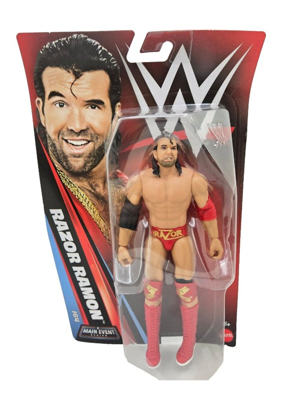 WWE Mattel Main Event Series 164 Razor Ramon Action Figure 2026 New Sealed